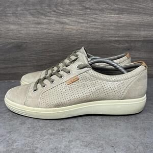 ECCO Soft 7 Mens Shoes Size 10 (43) Brown Leather Nubuck Casual